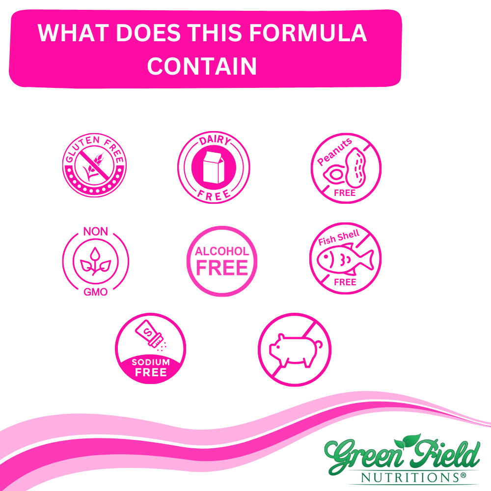 Greenfield Nutritions- Halal Biotin with multivitamin for Hair, Skin, Nails, and Mood (Bundle)