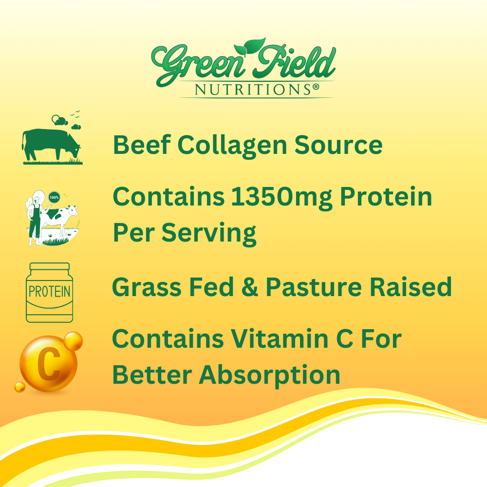 Greenfield Nutritions - Halal Collagen 1500 mg with Halal Vitamin C 30