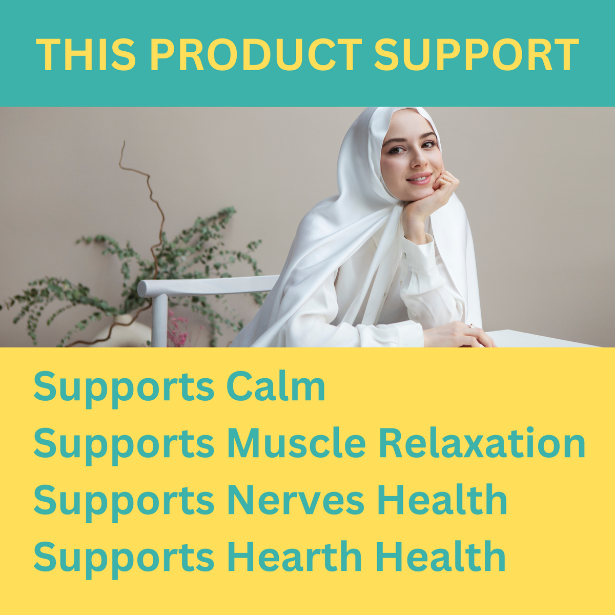 Greenfield Nutritions - Halal Magnesium Glycinate 120mg, Supports Calm, Nerve, Heart and Muscle Relaxation 60 Capsules, Halal Vitamins