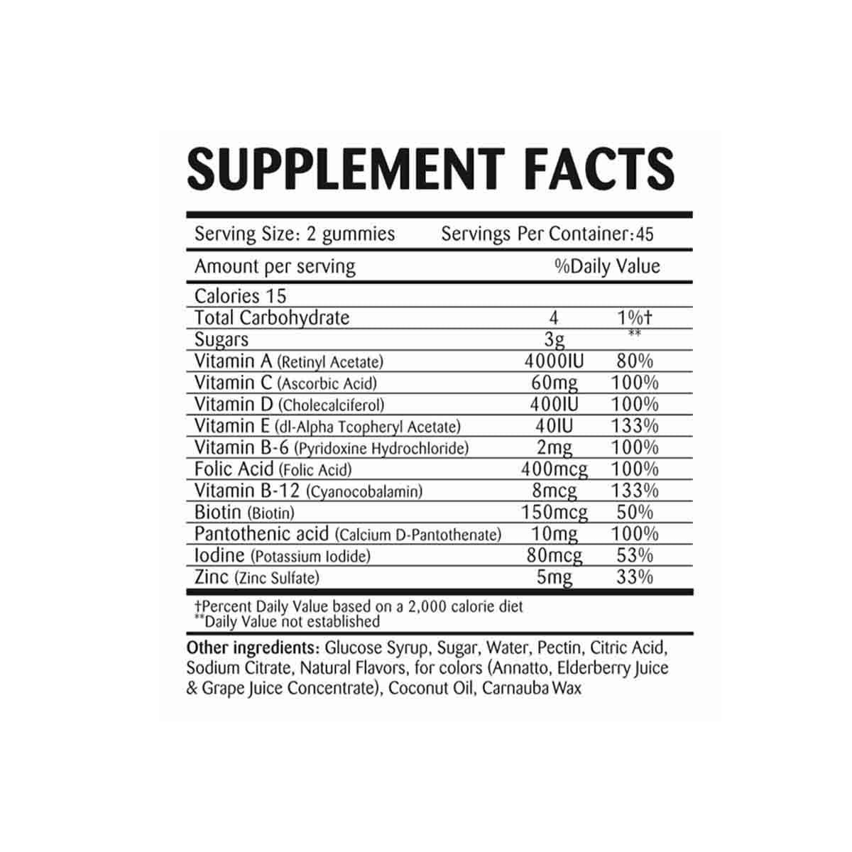 Greenfield Nutritions - Halal Gummies Multivitamins for Adult, Gelatin Free and Gluten Free, Halal Vitamins, 90 Gummies