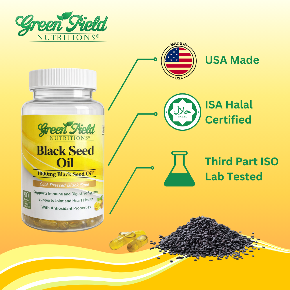 Halal Black Seed Oil _ Veggie Softgel