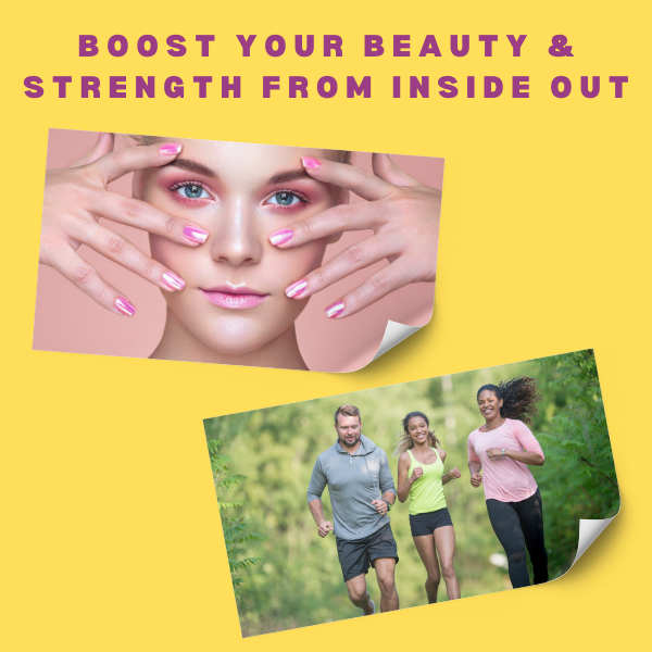 Halal Collagen Powder with Probiotic, Biotin, Hyaluronic Acid &amp; Vitamin C