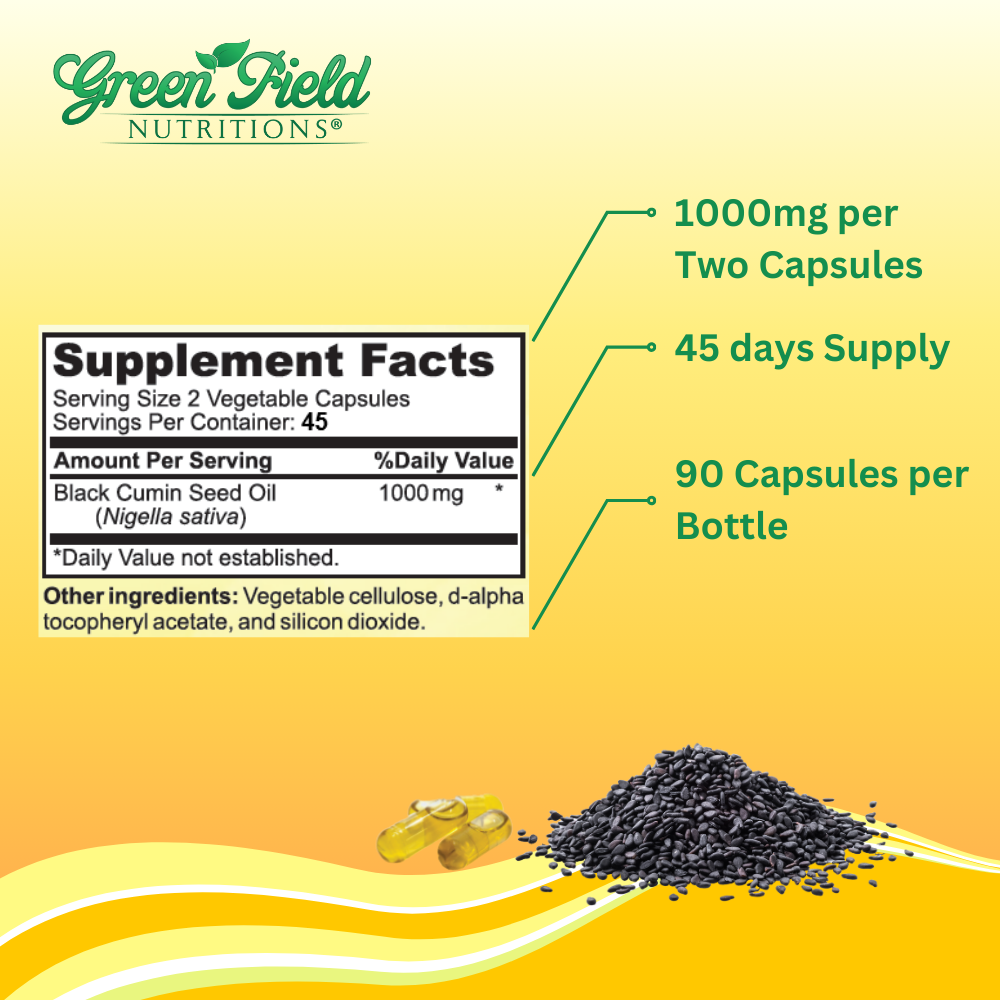 Halal Black Seed Oil _ Veggie Softgel