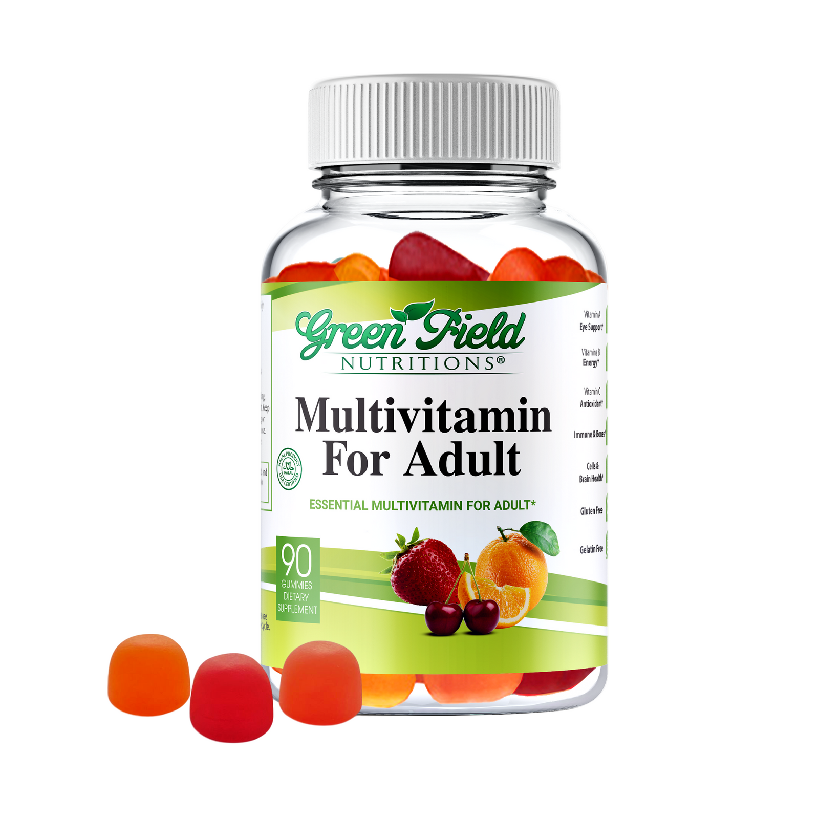 Greenfield Nutritions - Halal Vitamin E 400IU 60 Softgel 
