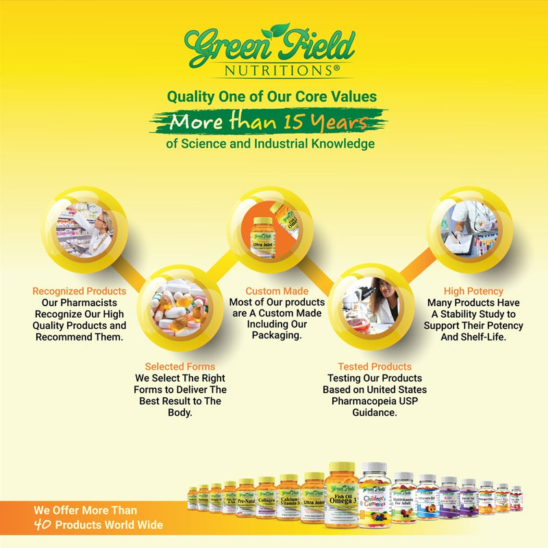 Greenfield Nutritions - Fiber Halal Gummies for Adult for Digestive & Immune Support Non-GMO Gelatin Free Gluten Free-60 Counts Halal Adult Vitamins
