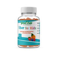 Greenfield Nutritions - Fiber Gummies for Kids from Prebiotic Soluble Chicory for Digestive Support, Immune Support & Healthy Gut, Non-GMO, Gelatin Free, Gluten Free 60 Counts, Halal Kids Vitamins